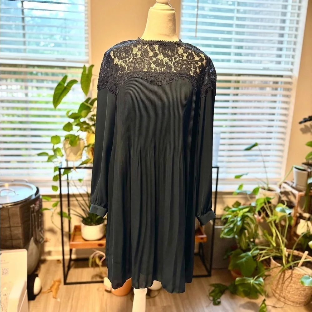 zara lace shift dress NWT ZARA NUDE LACE SHIFT DRESS TUBE MIDI DRESS 4479/041
